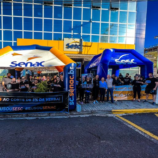 SMO: Entidades organizam ato de apoio ao Sesc e ao Senac no município
