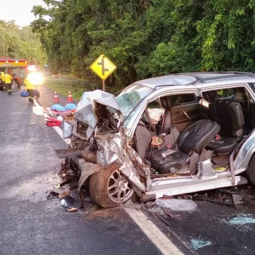 Quem são as quatro pessoas que morreram em acidente na BR-282