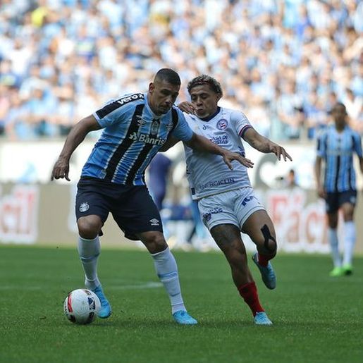 Grêmio consegue empate com o Bahia no final e se aproxima do acesso
