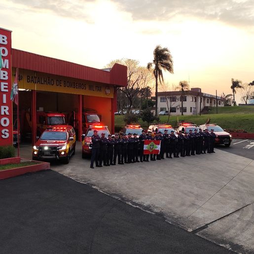 Bombeiro de São Miguel do Oeste integra equipe de combate a incêndios florestais no MS