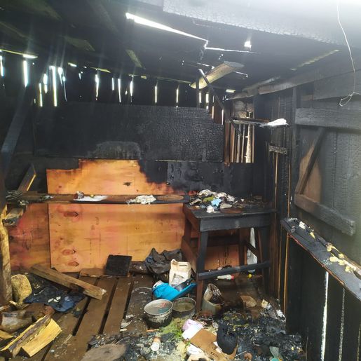 Incêndio é registrado em residência na Linha Formosa