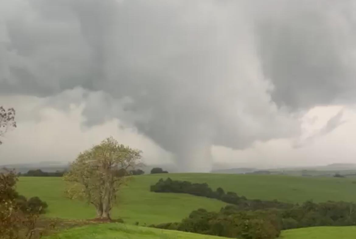 Tornados atingem o Rio Grande do Sul pela segunda semana seguida