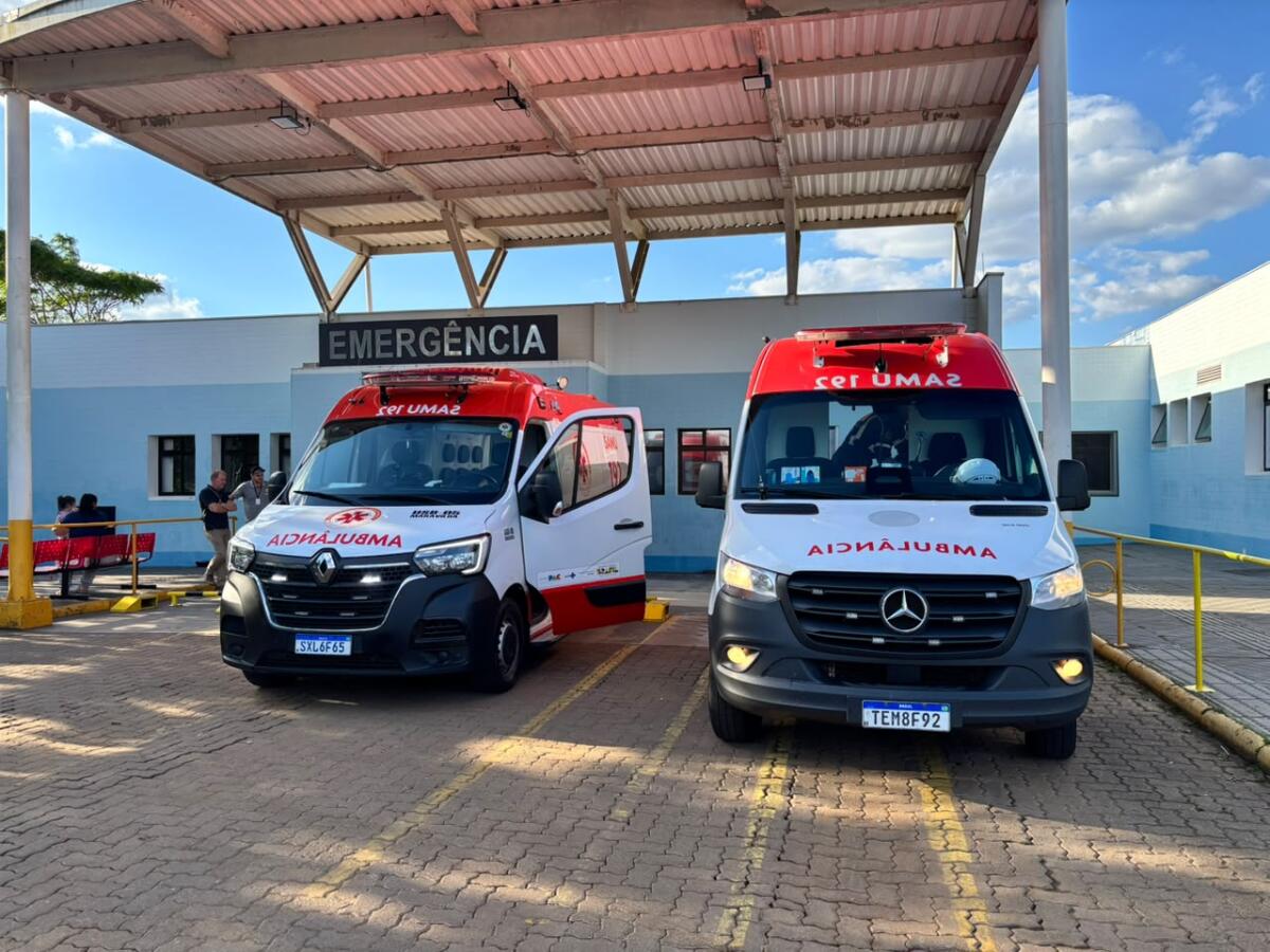 Colisão entre carro e moto deixa casal gravemente ferido na BR-282, em Iraceminha
