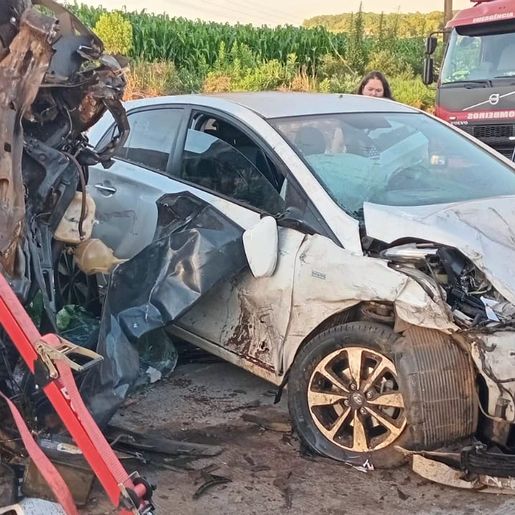 Grave acidente deixa feridos na SC-305 entre Campo Erê e São Lourenço do Oeste