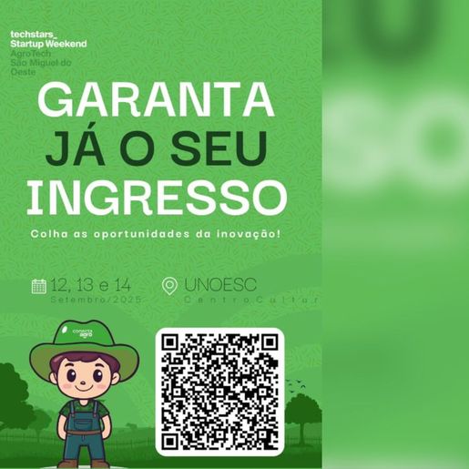 Techstars Startup Week terá edição voltada ao agro em São Miguel do Oeste