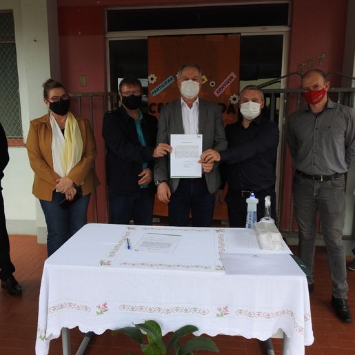 Assinada Ordem de Serviço para reforma e ampliação da antiga creche do centro