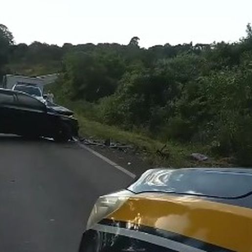 Motorista de São José do Cedro morre em colisão frontal na BR-163