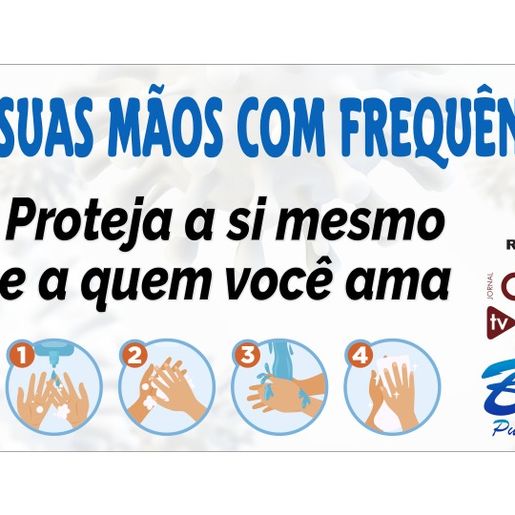 CAMPANHA: Use máscara e lave suas mãos com frequência