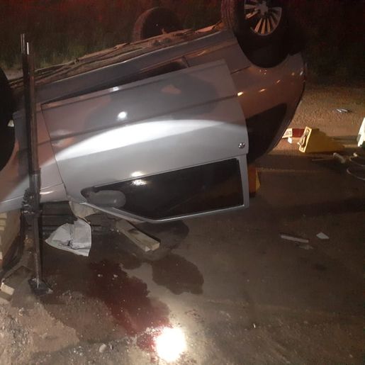 Homem morre em capotamento de veículo na BR 163