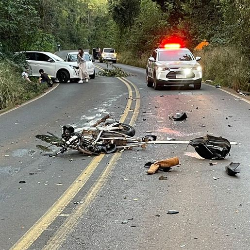 Acidente na SC-283 entre Águas de Chapecó e Planalto Alegre deixa motociclista morto