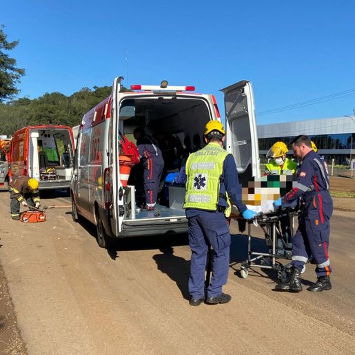 SMO: Motociclista envolvido em acidente na BR 282 morre no Hospital Regional
