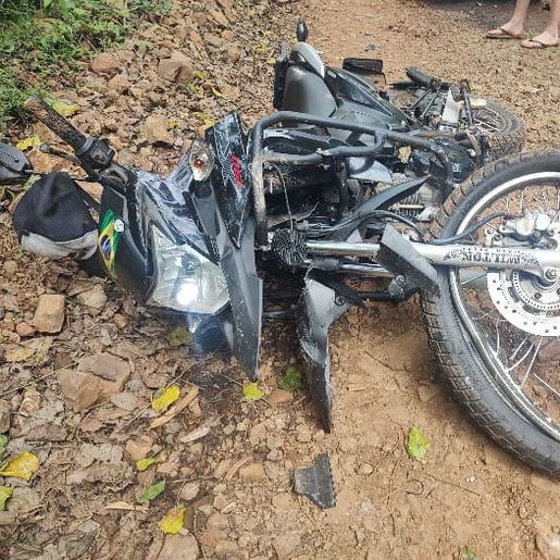 Colisão entre carro e moto deixa uma pessoa ferida em Iporã do Oeste