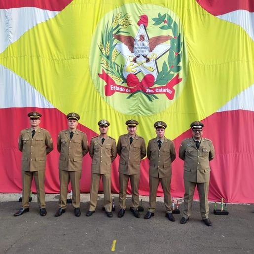 Quatro policiais militares de São Lourenço do Oeste se formam sargentos