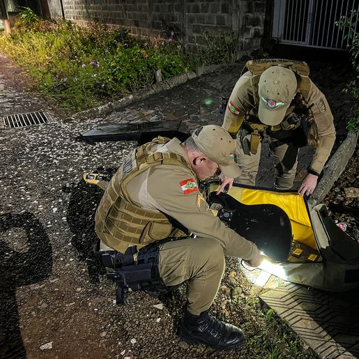 PM recupera objetos de furto e prende autores em São Miguel do Oeste