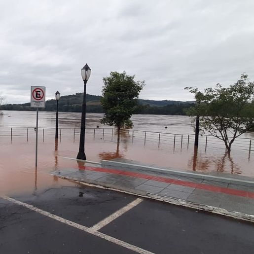 Nível do Rio Uruguai em Mondaí ultrapassa os 10 metros