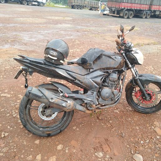 Motociclista é preso por embriaguez após acidente na SC 163