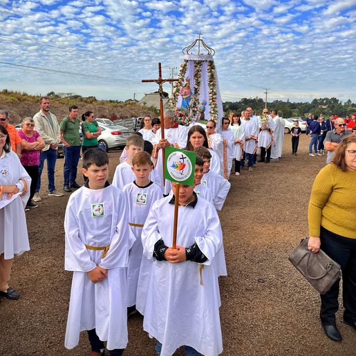Romaria de Nossa Senhora do Caravaggio reúne cerca de 4 mil fiéis em Guaraciaba