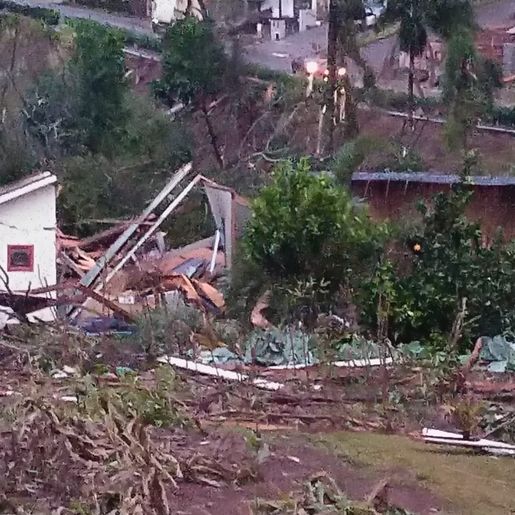 VÍDEO: Imagens mostram destruição em Descanso e Belmonte