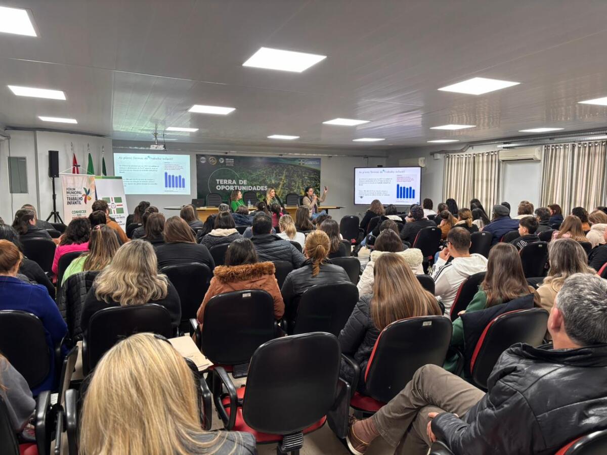 São Miguel do Oeste realiza 2º Fórum Municipal de Combate ao Trabalho Infantil