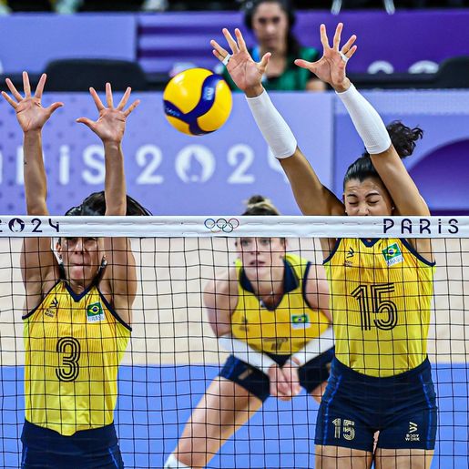 Com catarinense como maior pontuadora, vôlei feminino vence na estreia em Paris