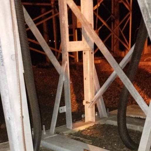 Gato provoca queda de energia elétrica na subestação da Celesc em São José do Cedro