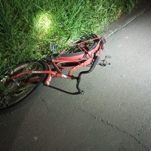 Idoso fica gravemente ferido ao ser atropelado na BR 282