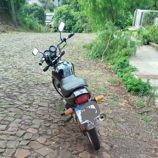 Motocicleta furtada é encontrada pela PM em SMO