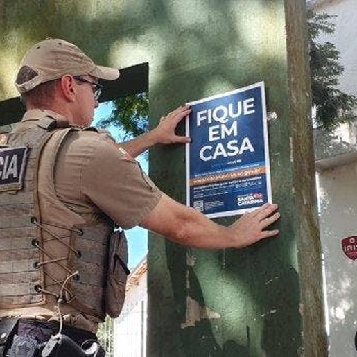 CORONAVÍRUS: PMSC vai exercer poder de autoridade de saúde