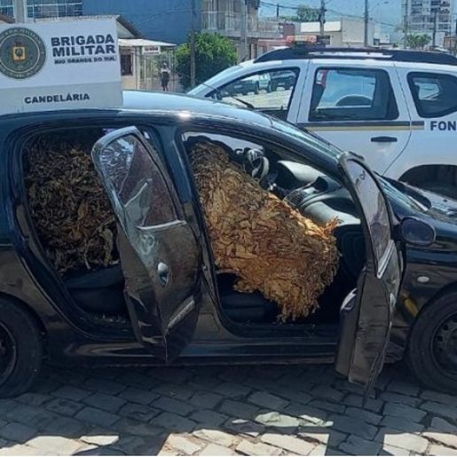 Homem é preso após ser flagrado transportando tabaco furtado no RS
