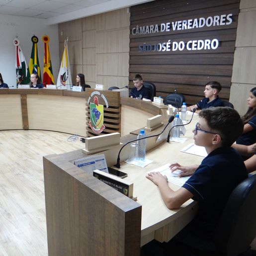 Vereadores Mirins da VIII Legislatura são diplomados em São José do Cedro