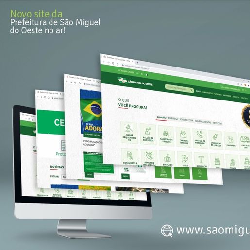 Prefeitura de SMOeste lança novo site e novo Portal da Transparência
