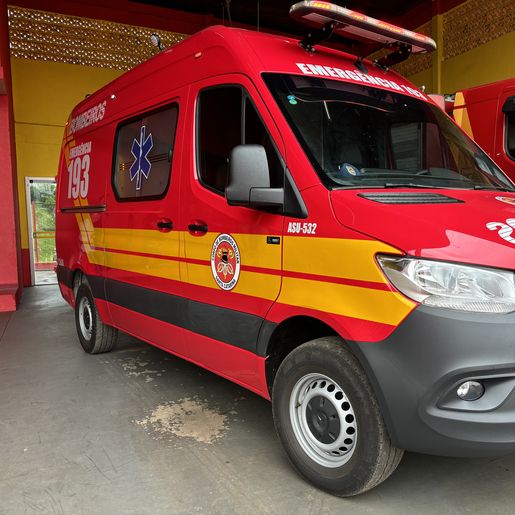 Quartel do Corpo de Bombeiros de Campo Erê recebe nova viatura