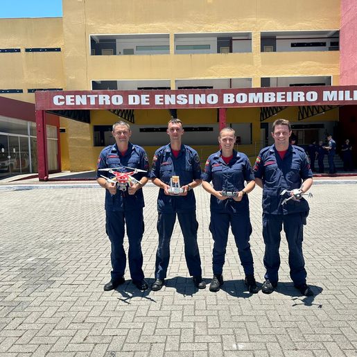 Bombeiro de Iporã do Oeste realiza curso para pilotar drone em ocorrências