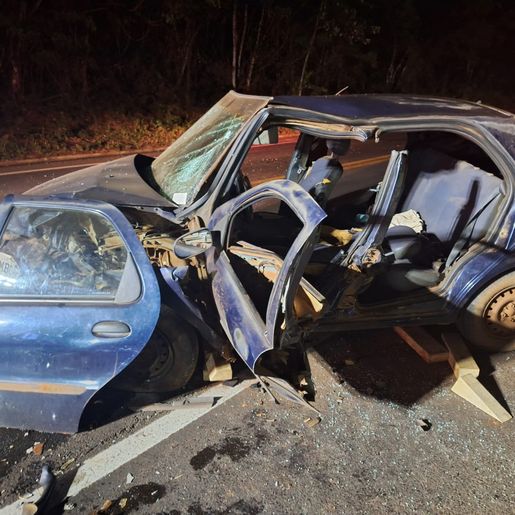 Colisão frontal na SC-157 deixa um bebê morto e quatro feridos em estado grave