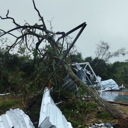 Dionísio Cerqueira decreta situação de emergência após ciclone atingir mais de 200 pessoas