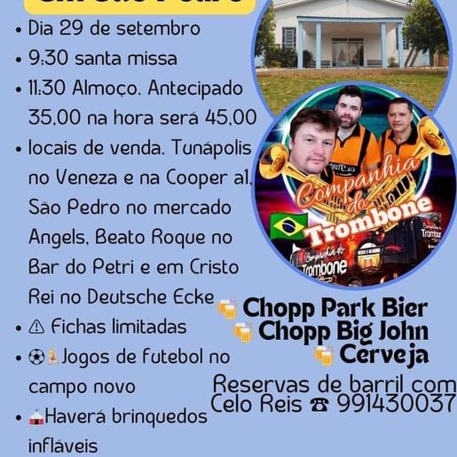 Comunidade organiza festa alusiva aos oitenta anos da primeira missa