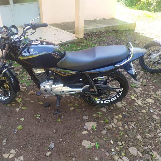Jovem fica ferido em queda de motocicleta na SC-386 em Iporã do Oeste