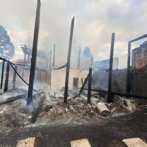 Incêndio destrói restaurante de famosa vinícola de Santa Catarina
