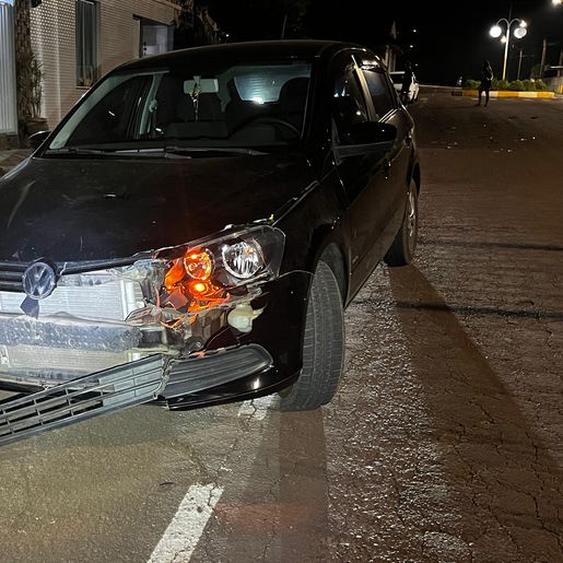 Motociclista fica ferido após colisão com carro em Descanso