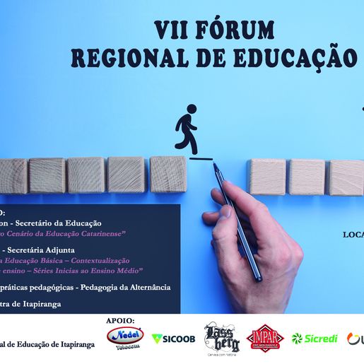 Fórum Regional da Educação terá presença de Secretário Estadual em Itapiranga