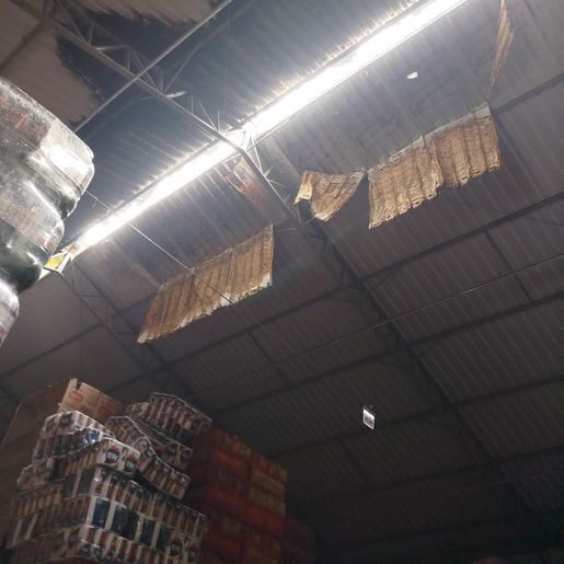 Incêndio em placas solares de depósito mobiliza bombeiros em Maravilha