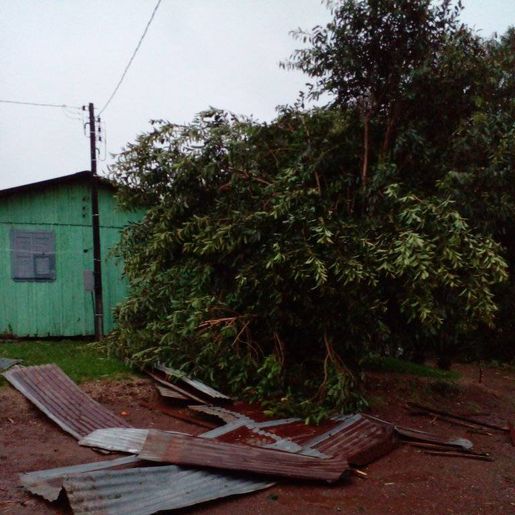 Temporal causa estragos em municípios da região do Extremo Oeste