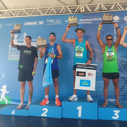 Sargento da PM de Iporã do Oeste é campeão da Meia Maratona Ilha da Magia