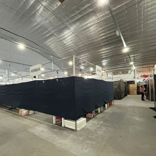 Começa a montagem dos estandes para o Liquida São Miguel