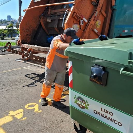 Coleta de lixo orgânico no Agostini e Estrela será somente nos contêineres