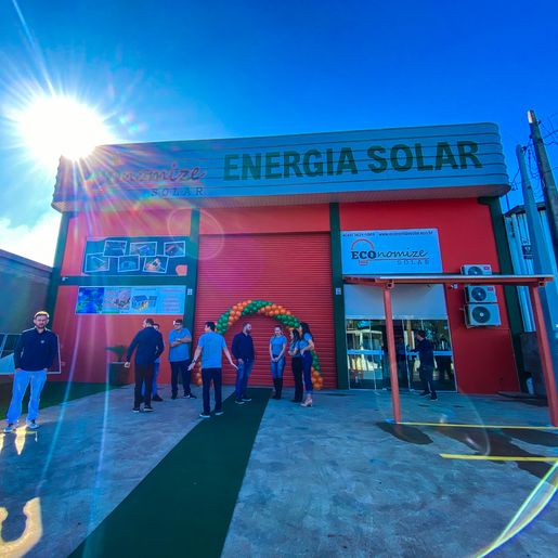Economize Solar inaugura centro de distribuição em São Miguel do Oeste