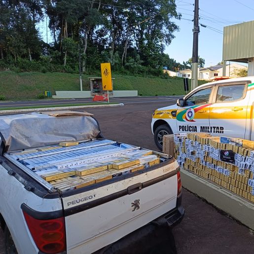 Operação policial apreende cigarros contrabandeados do Paraguai