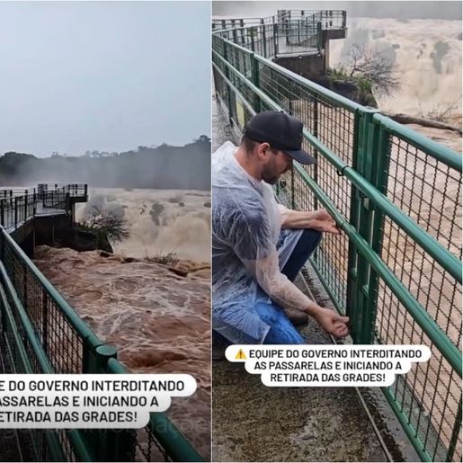 Cataratas de Quilombo são interditadas por conta das fortes chuvas