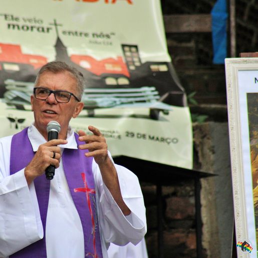 Campanha da Fraternidade é destacada durante missa na Gruta de SMO