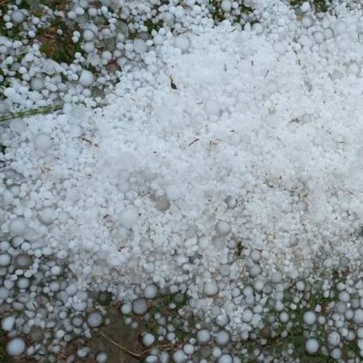 Tempestade de granizo atinge municípios do Oeste